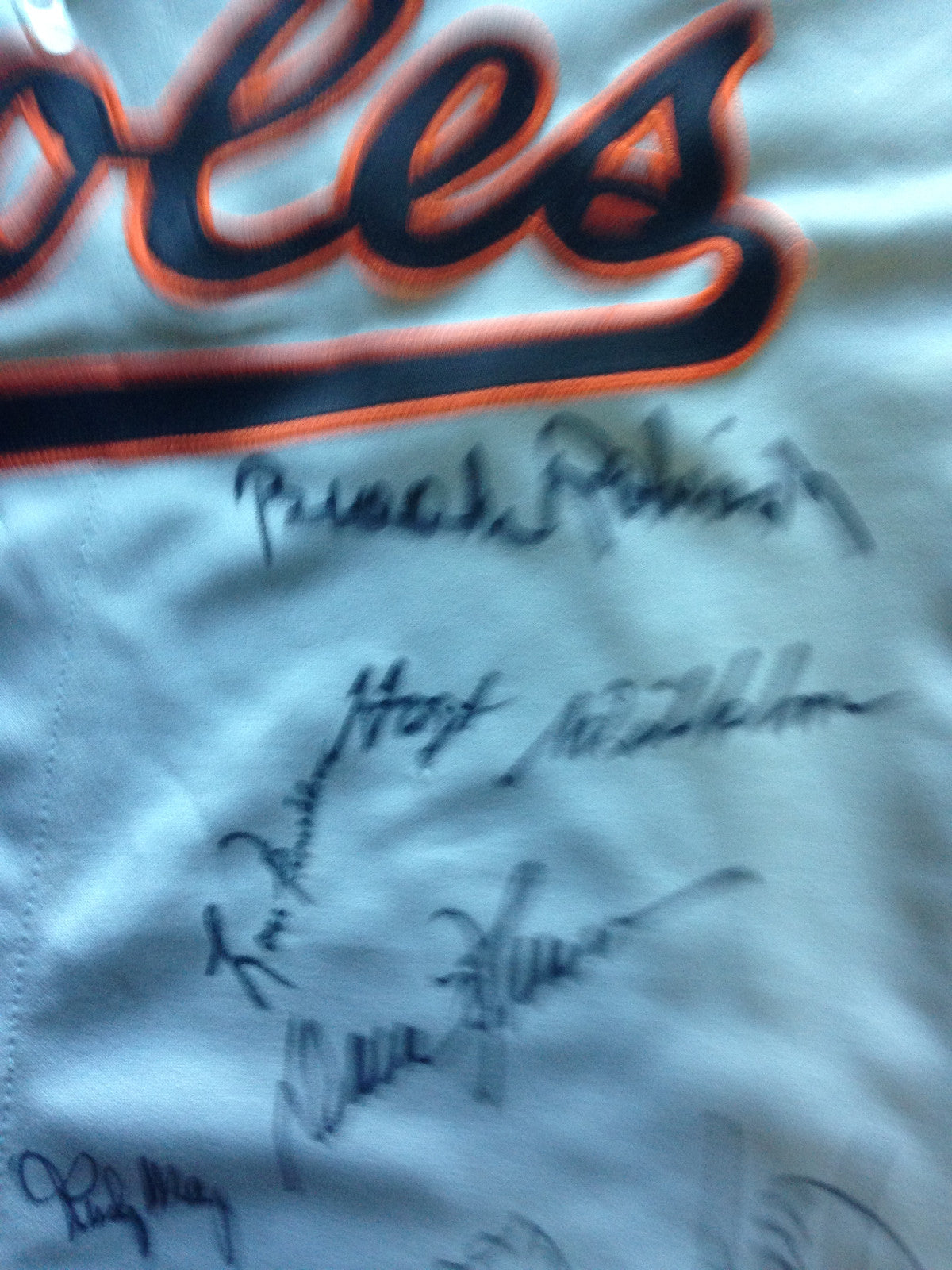 Baltimore Orioles signed 23 auto jersey Earl Weaver Eddie Murray  Robinson Coa