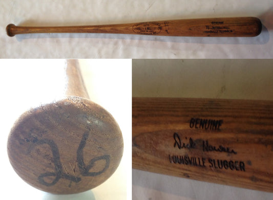 Dick Howser Yankees Athletics Royals game used 34”baseball Loisville bat LS COA