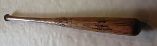 Dick Howser Yankees Athletics Royals game used 34”baseball Loisville bat LS COA