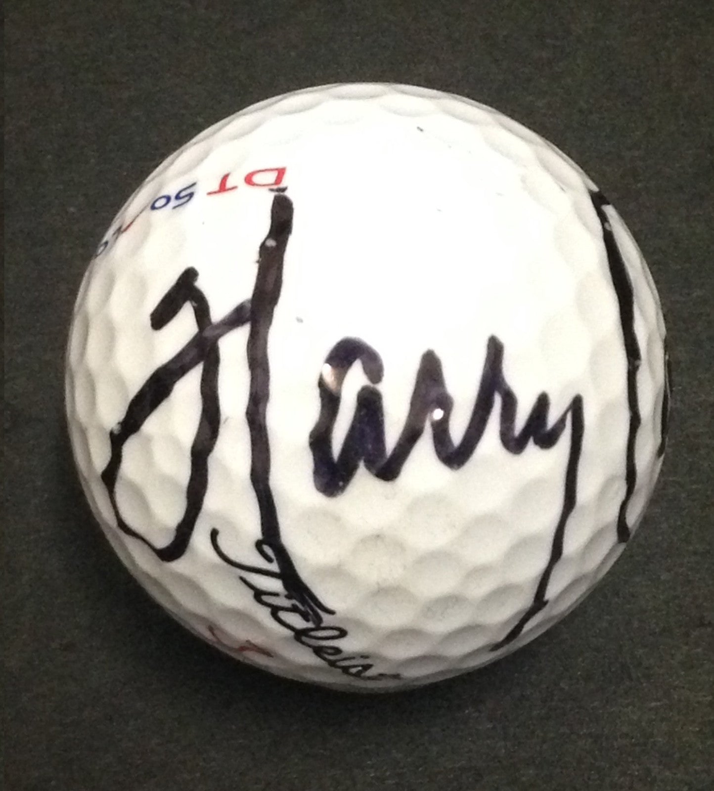 Harry Carson Ny Giants signed Titleist golf ball autograph hof sb champ  CBM COA