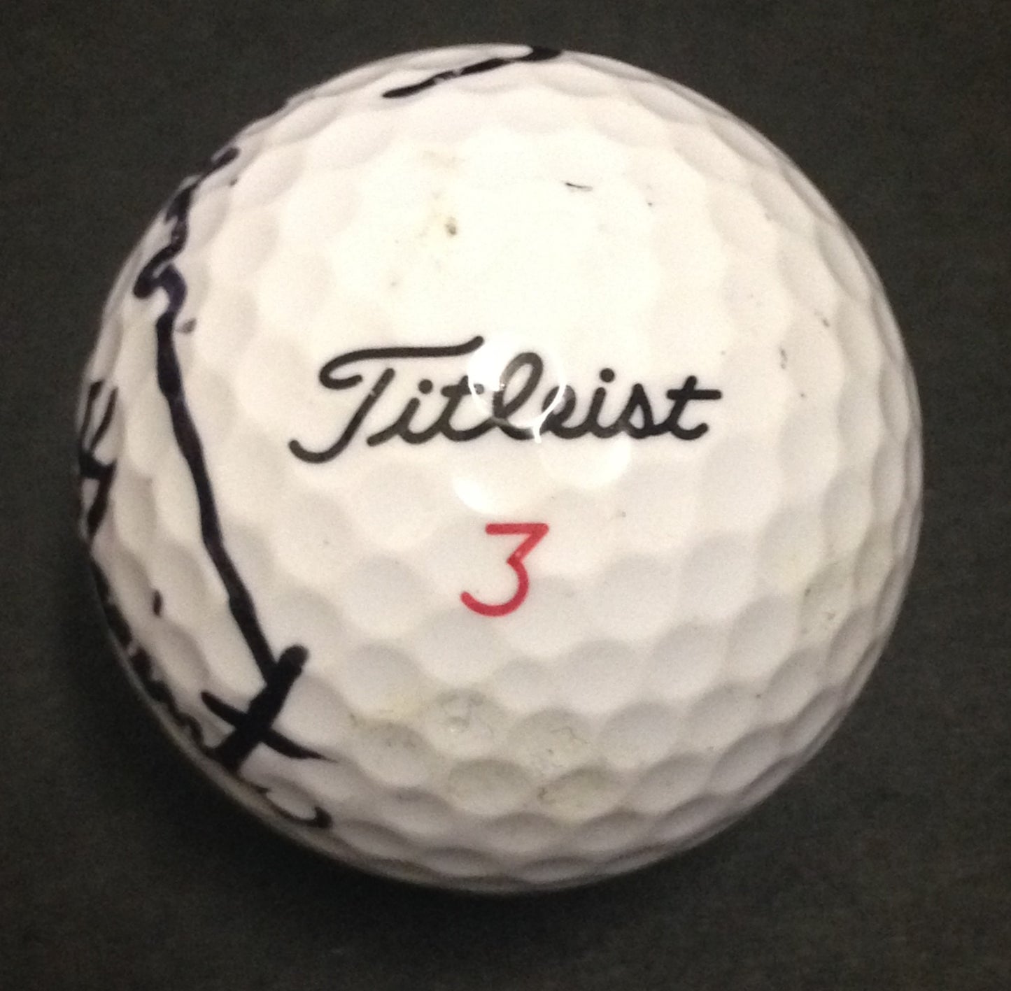 Harry Carson Ny Giants signed Titleist golf ball autograph hof sb champ  CBM COA