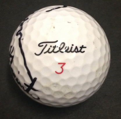 Harry Carson Ny Giants signed Titleist golf ball autograph hof sb champ  CBM COA