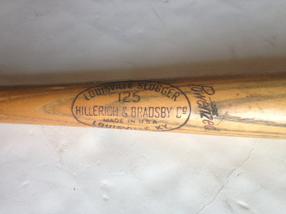 Joe E Brown comedian NY Yankees broadcaster actor Pro model B30 baseball bat