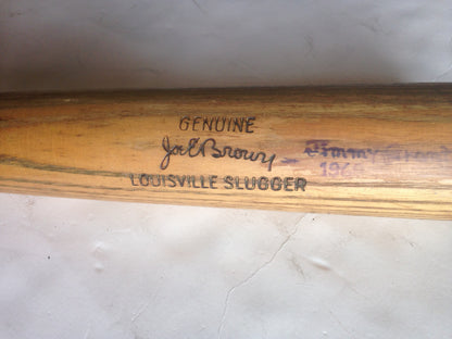 Joe E Brown comedian NY Yankees broadcaster actor Pro model B30 baseball bat
