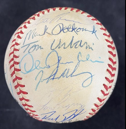 1995 Cardinals Team signed official MLB baseball 26 auto Bob Gibson CBM COA