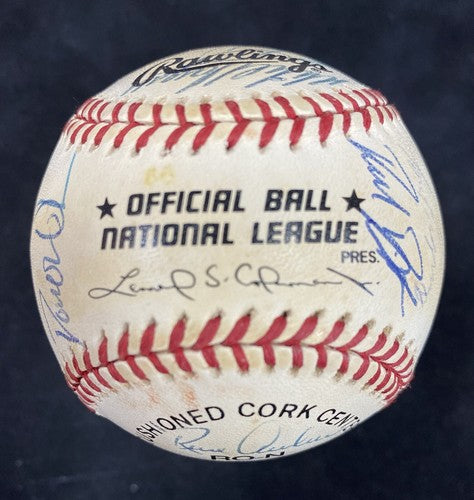 1995 Cardinals Team signed official MLB baseball 26 auto Bob Gibson CBM COA