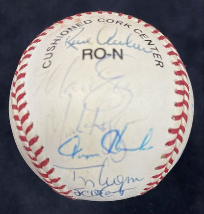 1995 Cardinals Team signed official MLB baseball 26 auto Bob Gibson CBM COA