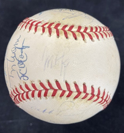 1995 Cardinals Team signed official MLB baseball 26 auto Bob Gibson CBM COA