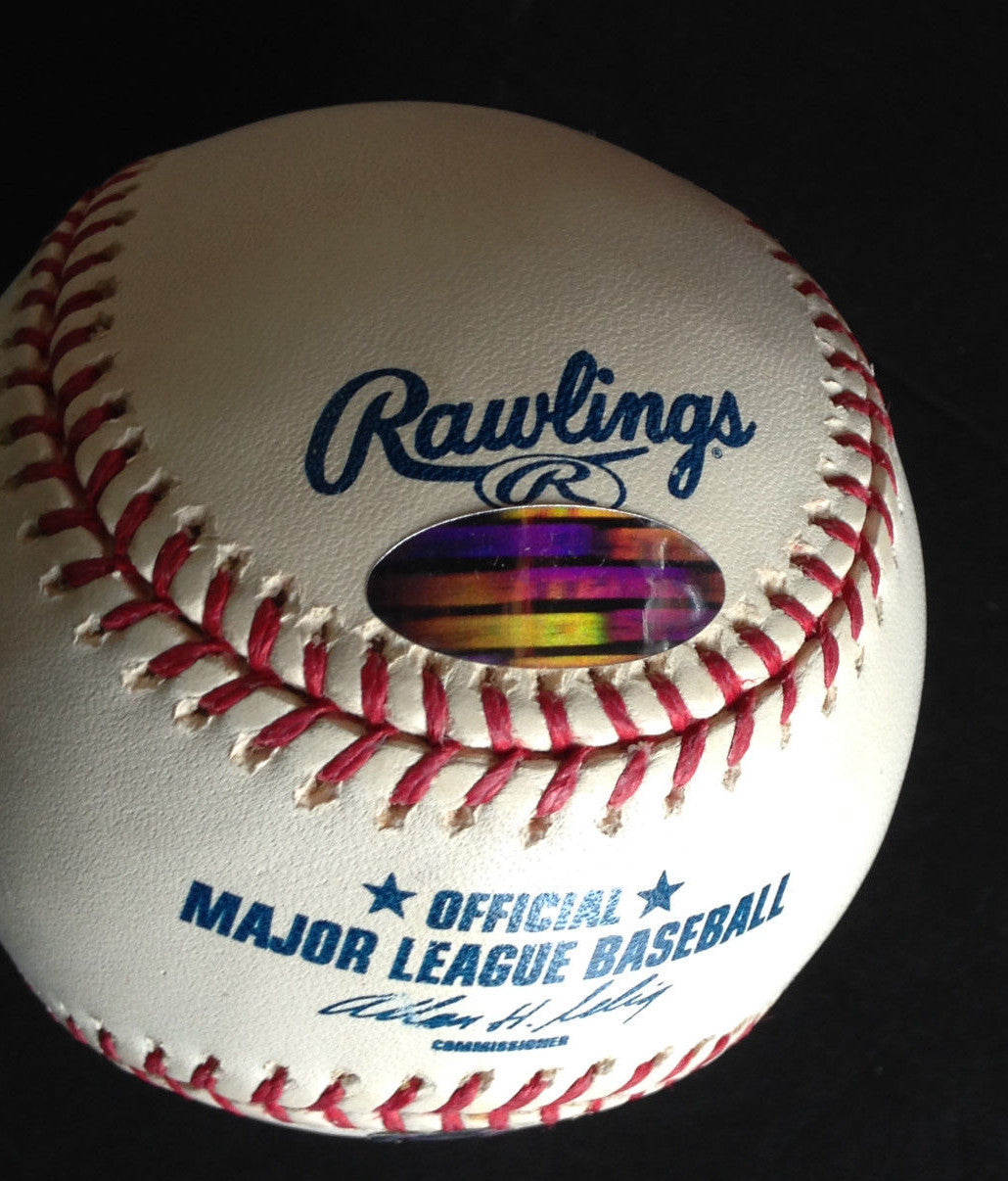 Edward Charles Whitey Ford Yankees signed full name MLB baseball auto MLB holo