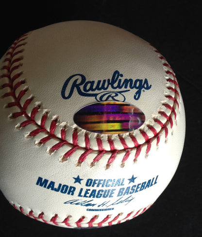 Edward Charles Whitey Ford Yankees signed full name MLB baseball auto MLB holo