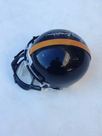 Terry Bradshaw signed Steelers Riddell Mini helmet  auto HOF MVP JSA COA