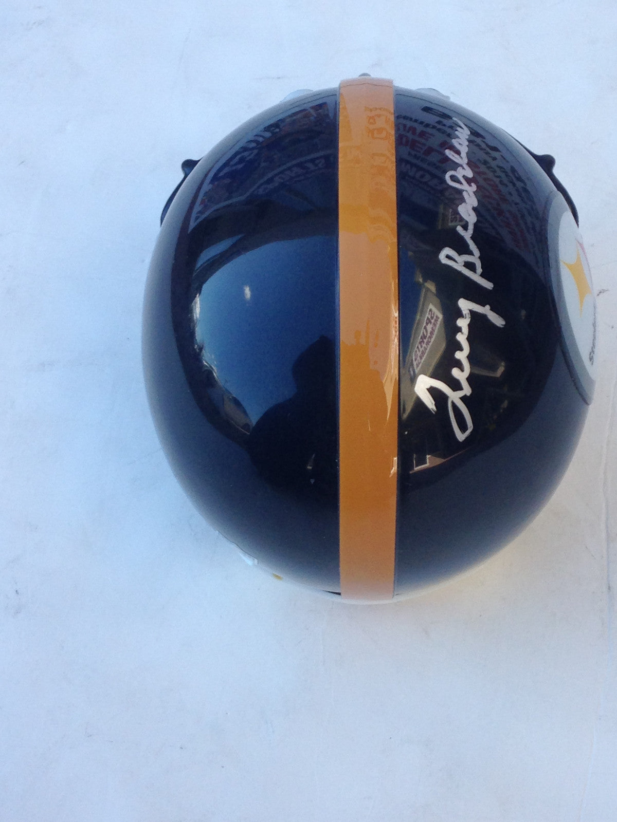 Terry Bradshaw signed Steelers Riddell Mini helmet  auto HOF MVP JSA COA