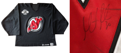 Martin Brodeur Devils signed game used Joffa goalie practice jersey auto PSA COA