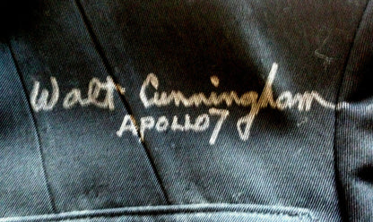 Walt Cunningham Astronaut signed US Marine Corps coat Apollo 7 autograph JSA LOA