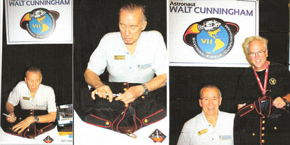 Walt Cunningham Astronaut signed US Marine Corps coat Apollo 7 autograph JSA LOA