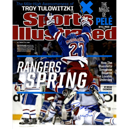 Ryan McDonagh Signed Rangers Sports Illustrated 16x20 Photo MacTruck Steiner LE
