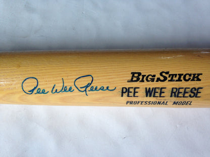 Pee Wee Reese Brooklyn Dodgers Signed Rawlings baseball Bat Autograph Hof PSA