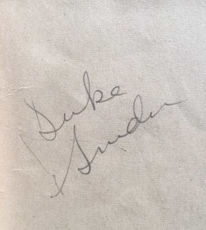 Duke Snider Rookie Auto 1947 Super Rare Vintage Signed Brooklyn Dodgers Psa Coa