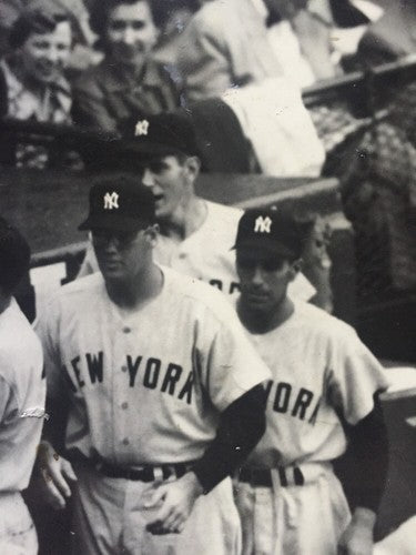 Yankees 11X14 1953 World Series Wire Photo Ny Times Joe DiMaggio Mickey Mantle