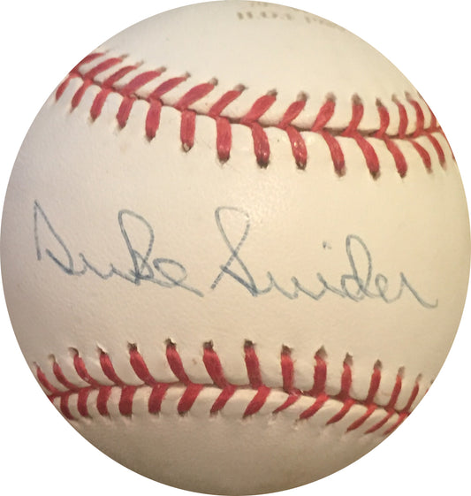 Duke Snider Signed  Stat Baseball Le 1/14 HOF Autograph Steiner COA Dodgers