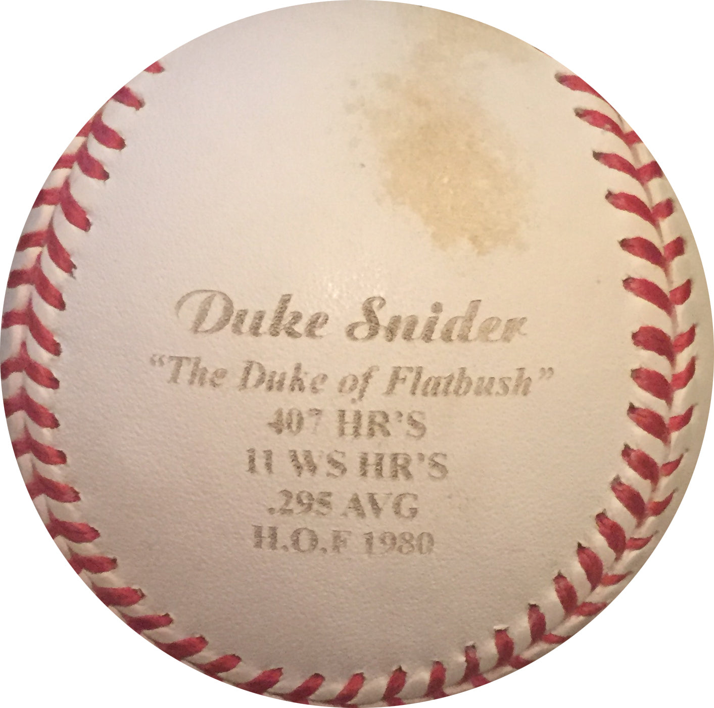 Duke Snider Signed  Stat Baseball Le 1/14 HOF Autograph Steiner COA Dodgers