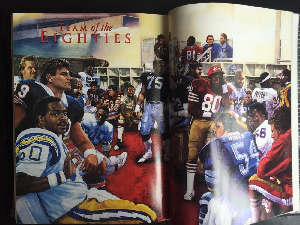 75 Seasons Nfl Hardcover Book Signed Frank Gifford Giants Inscribed Auto Coa