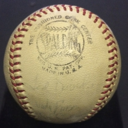 1966 Cincinnati Reds signed NL Baseball 21 auto Pete Rose Vada Pinson CBM COA