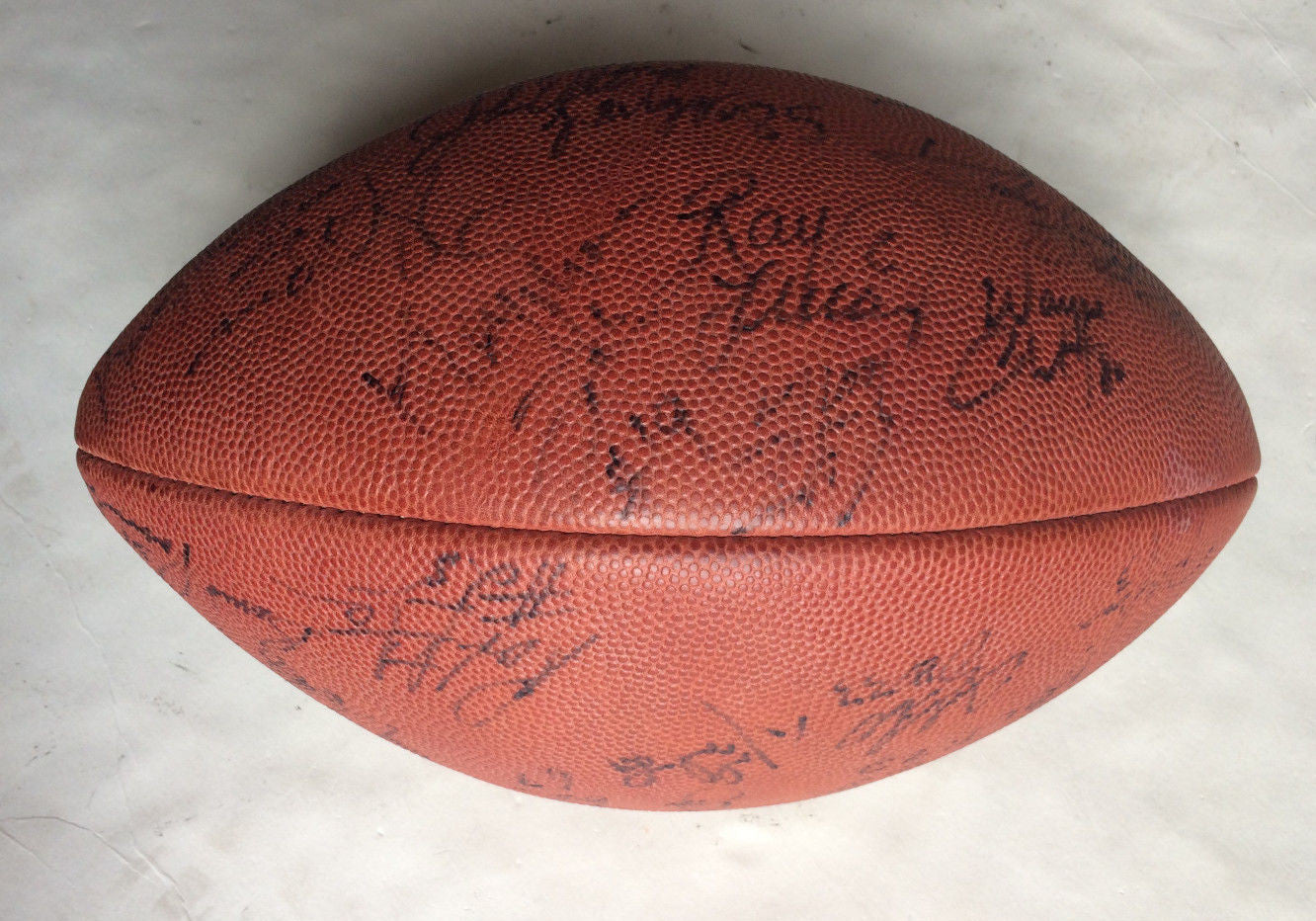New York Jets signed official NFL football 24 auto Curtis Martin Chrebet CBM COA