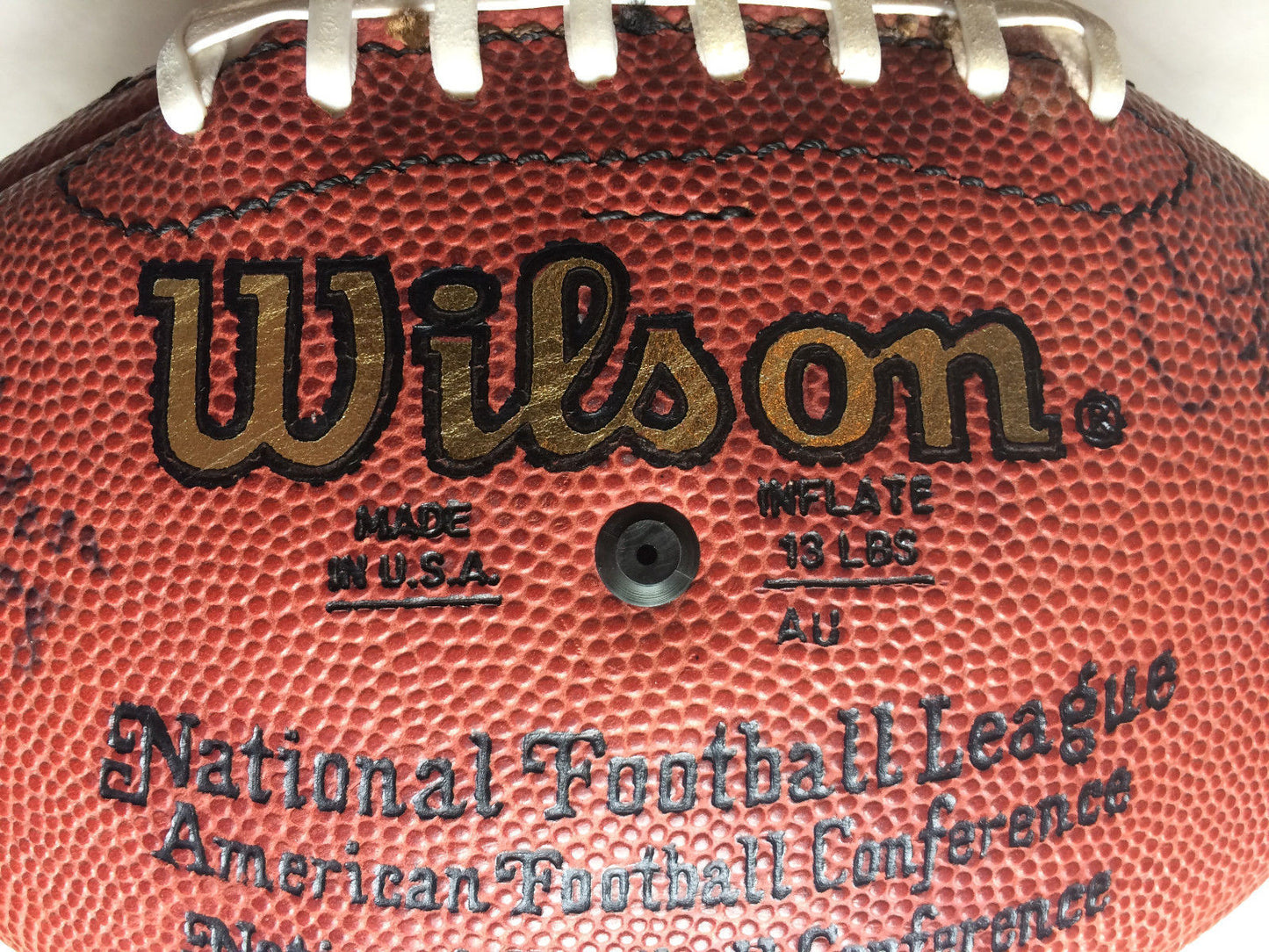New York Jets signed official NFL football 24 auto Curtis Martin Chrebet CBM COA