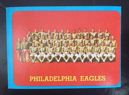 1963 Topps #121 Philadelphia Eagles Team Card NM Razor Sharp Crisp