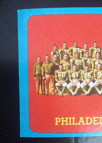 1963 Topps #121 Philadelphia Eagles Team Card NM Razor Sharp Crisp