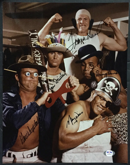Dodgers Signed 11x14 Photo Don Drysdale Wills Fairly Davis Frank Howard PSA Auto