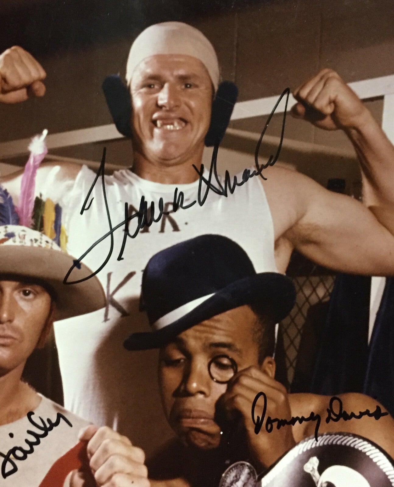 Dodgers Signed 11x14 Photo Don Drysdale Wills Fairly Davis Frank Howard PSA Auto