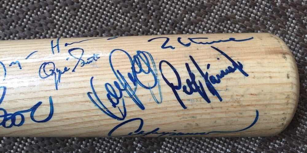 1991 All Star Game Signed Bat Kirby Puckett Cal Ripken Mvp 20 Auto Jsa Coa
