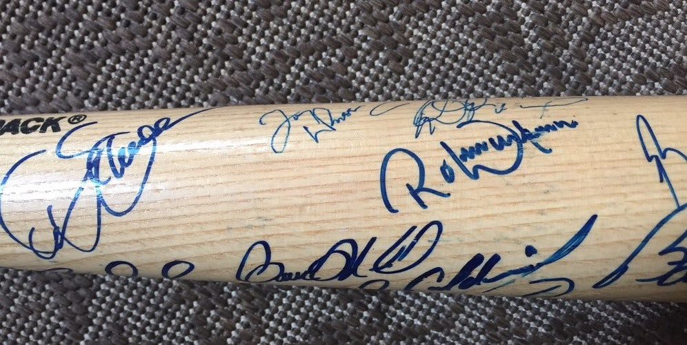 1991 All Star Game Signed Bat Kirby Puckett Cal Ripken Mvp 20 Auto Jsa Coa