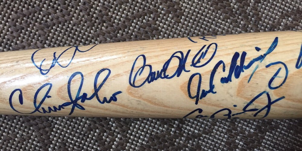 1991 All Star Game Signed Bat Kirby Puckett Cal Ripken Mvp 20 Auto Jsa Coa