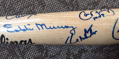 1991 All Star Game Signed Bat Kirby Puckett Cal Ripken Mvp 20 Auto Jsa Coa