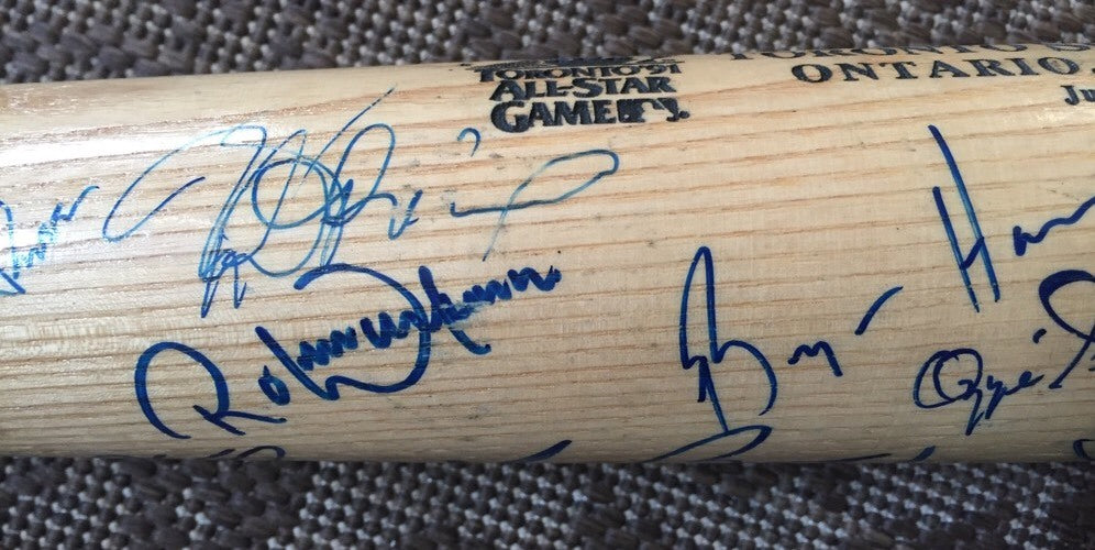 1991 All Star Game Signed Bat Kirby Puckett Cal Ripken Mvp 20 Auto Jsa Coa