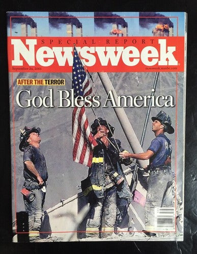 Newsweek September 24 2001 God Bless America 9/11 Special Issue Mint No Label