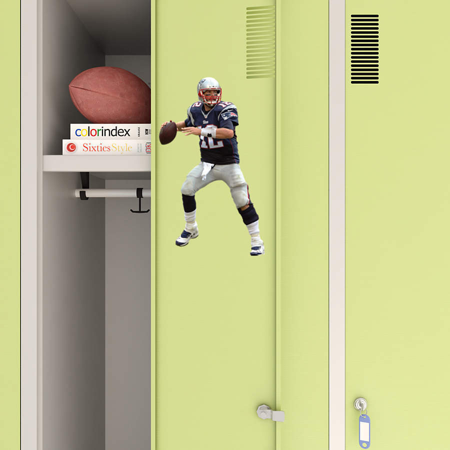 Tom Brady New England Patriots Fathead Teammate Super Bowl Mvp 6.5 x 16."H New