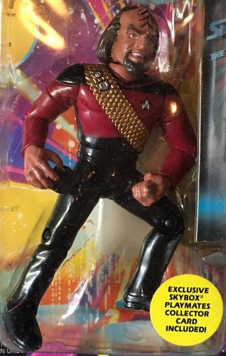 Star Trek The Next Generation 6 Playmates Bentzite JG Worf Locutus Deanna Troi