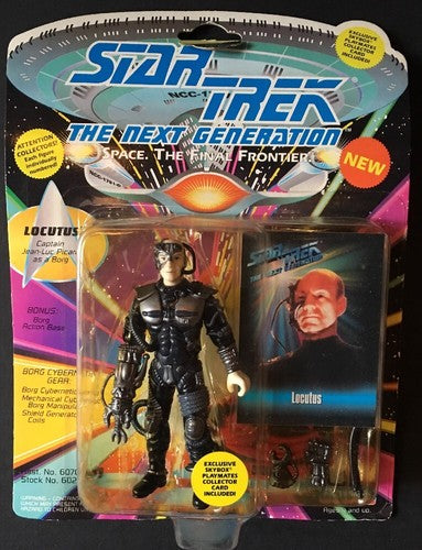 Star Trek The Next Generation 6 Playmates Bentzite JG Worf Locutus Deanna Troi