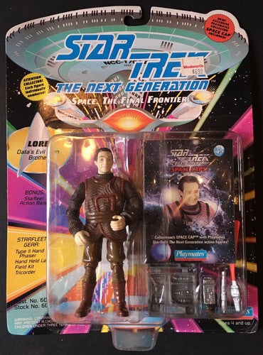 Star Trek The Next Generation 6 Playmates Bentzite JG Worf Locutus Deanna Troi