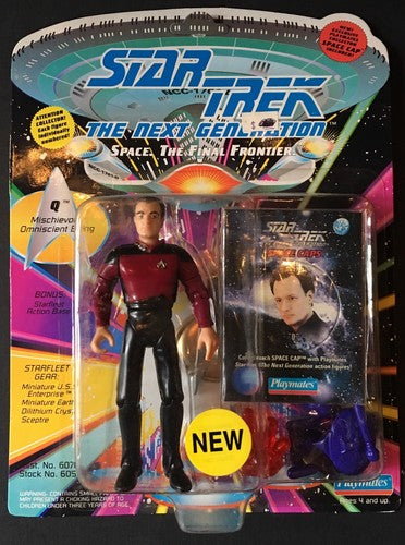 Star Trek The Next Generation 6 Playmates Bentzite JG Worf Locutus Deanna Troi