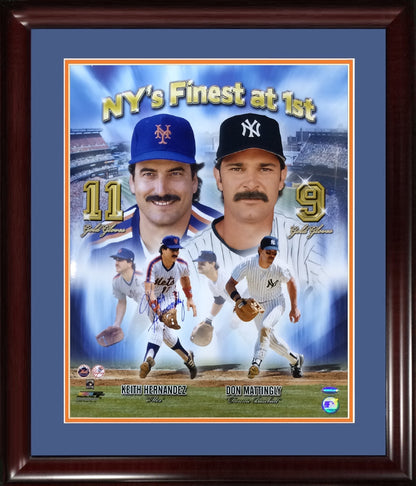 Keith Hernandez signed 16x20 & Don Mattingly photo framed autograph Ironclad COA