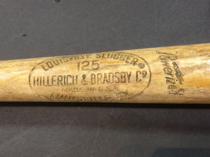 Andy Carey Signed 1973 Game used  Yankees Old Timers Day bat autograph CBM COA
