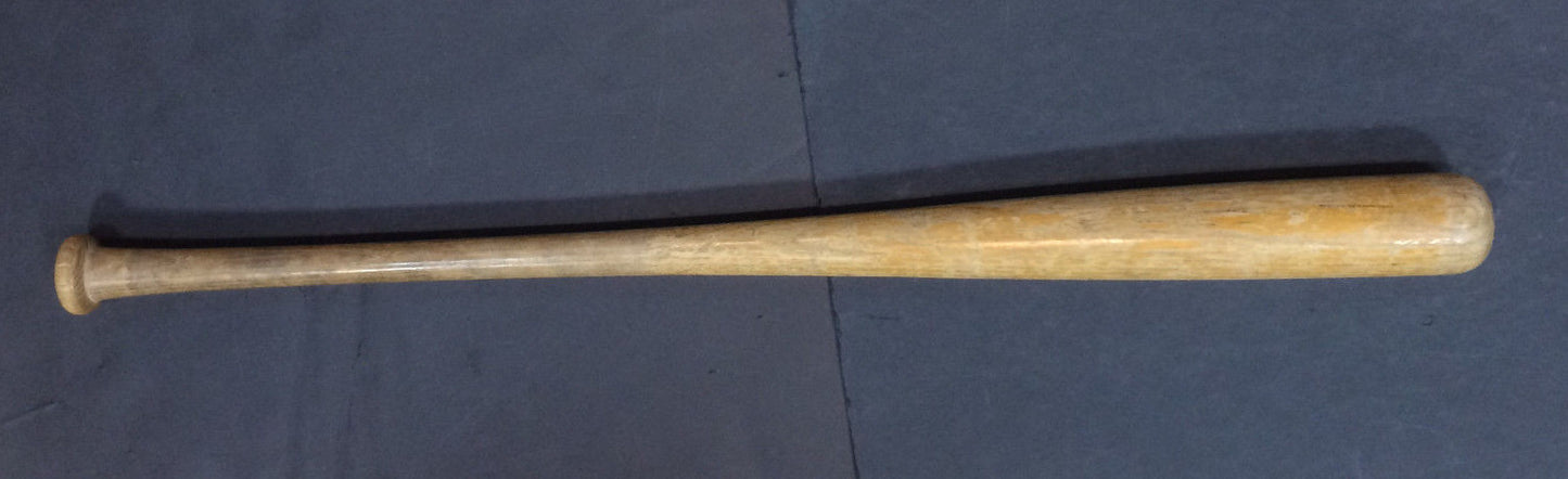 Andy Carey Signed 1973 Game used  Yankees Old Timers Day bat autograph CBM COA