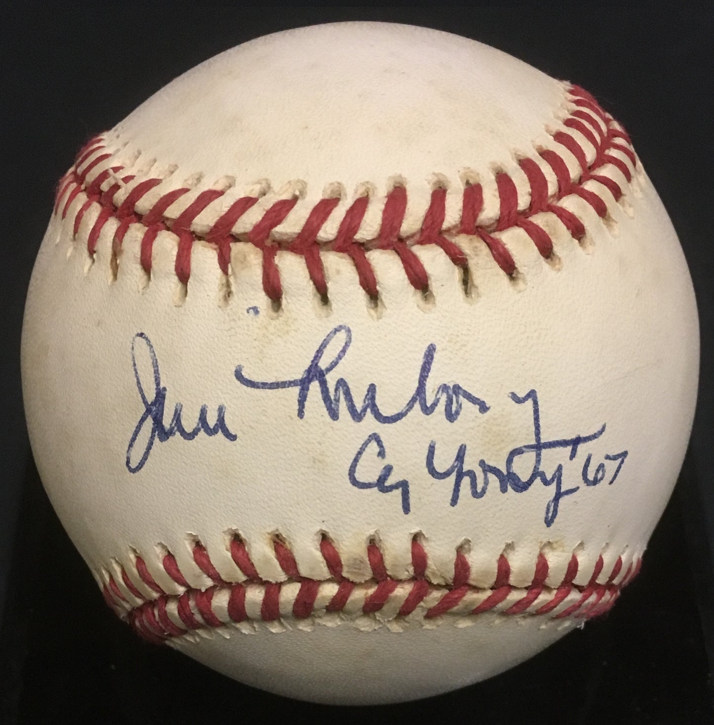 Jim Lonborg Red Sox signed official NL Baseball Cy Young 67 autograph cbm COA