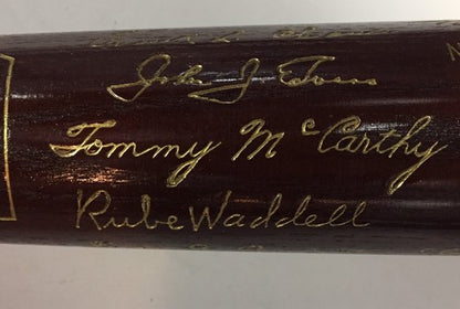 1946 Hall Of Fame Commemorative Auto HOF Bat Joe Tinker Evers Frank Chance /500