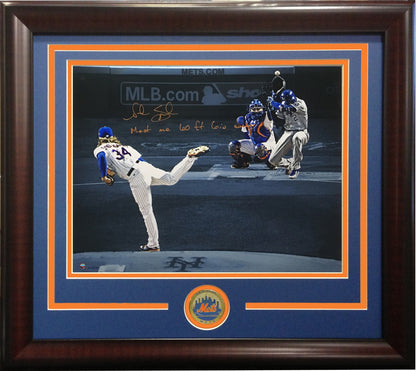 Noah Syndergaard signed meet me 60 ft 16x20 WS photo framed auto /100 Steiner